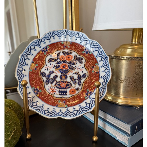 Rama Imari-Style Decorative Plates –‎ Hand Decorated in Macau 8.5
